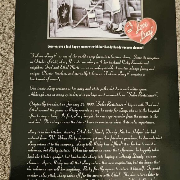 I Love Lucy Sales Resistance Mattel Barbie Doll - Picture 2 of 2